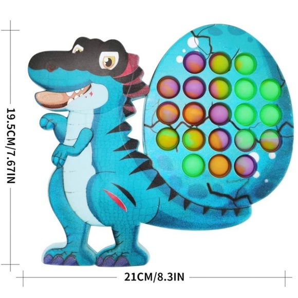 New Jumbo Dinosaur Pop Fidget Toy​ - Picture 5 of 6